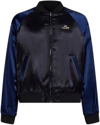 Marni - Logo-Embroidered Satin Bomber Jacket - Lyst