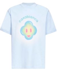 CASABLANCA - Graphic Organic Cotton T-Shirt - Lyst