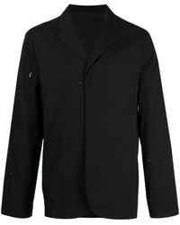 Post Archive Faction PAF - Zip-detail Notched-collar Shirt Jacket - Lyst