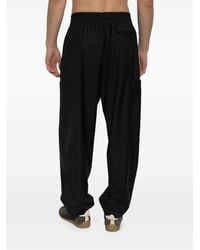 KENZO - Virgin Wool Straight-Leg Trousers - Lyst