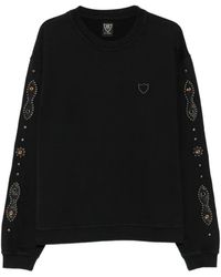 HTC - Moustache Stud-Embellished Sweatshirt - Lyst