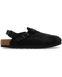 Birkenstock - Tokio Suede Slingback Sandals - Lyst