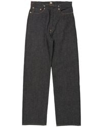 TAIGA TAKAHASHI - Buckle-Strap Straight-Leg Jeans - Lyst