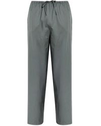 MM6 by Maison Margiela - Drawstring-Waist Pajama Trousers - Lyst