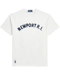 Polo Ralph Lauren - Graphic-Appliqué T-Shirt - Lyst