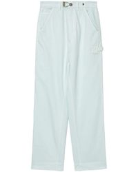 Objects IV Life - Logo-Print Straight-Leg Jeans - Lyst