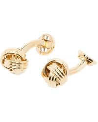 Giorgio Armani - Knot-Detail Cufflinks - Lyst
