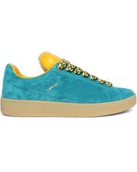 Lanvin - X Future Hyper Curb Suede Sneakers - Lyst
