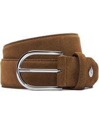 Brioni - Suede Pin-Buckle Belt - Lyst