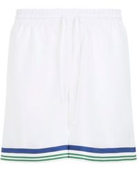 CASABLANCA - Bermuda Shorts With Laces - Lyst