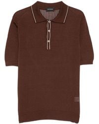 Tagliatore - Buttoned Polo Shirt - Lyst