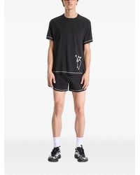 Y-3 - Chito Graphic-Print Side-Slit Shorts - Lyst