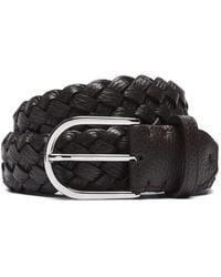 Brioni - Braided Leather Belt - Lyst