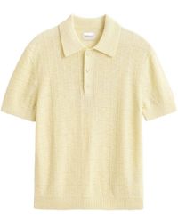 GANT - Textured Polo Shirt - Lyst