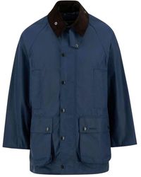 Barbour - Corduroy-Collar Cotton Jacket - Lyst