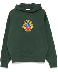 Bally - Logo-Embroidered Hoodie - Lyst