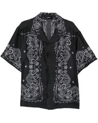 Amiri - Bandana-Print Short-Sleeve Shirt - Lyst