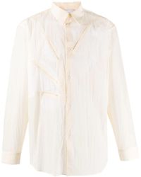 Post Archive Faction PAF - Semi-sheer Zip-pocket Shirt - Lyst