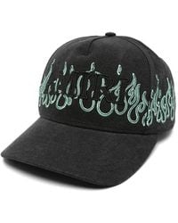 Amiri - Flame-Embroidered Logo-Patch Baseball Cap - Lyst