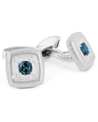 Tateossian - Stone-Detail Square Cufflinks - Lyst
