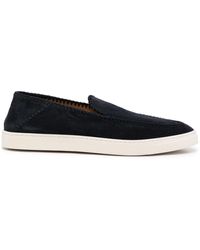 Giorgio Armani - Slip-On Suede Sneakers - Lyst