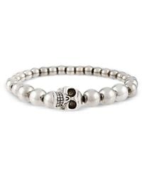 McQueen - Skull Ball Bracelet - Lyst
