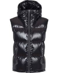 Balmain - Puffer Hooded Sleeveless Jacket - Lyst