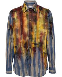 Vivienne Westwood - Ghost Painterly-Print Cotton Shirt - Lyst