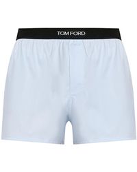 Tom Ford - Logo-Waistband Cotton Boxer Shorts - Lyst