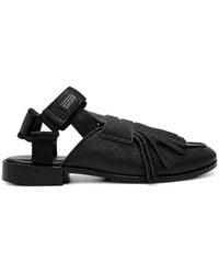 BED j.w. FORD - Loafer-Style Suede Sandals - Lyst
