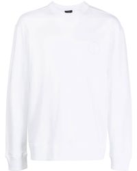 dunhill - Logo-Detail Long-Sleeve Sweatshirt - Lyst