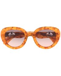 Vivienne Westwood - Tortoiseshell Round-frame Sunglasses - Lyst