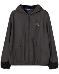 A_COLD_WALL* - Logo-Print Mesh-Panel Jacket - Lyst