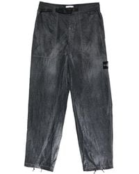 Stone Island - 3100040 Dense Nylon-Tc Hand Sprayed Reflective Trousers - Lyst