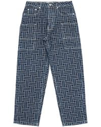 KENZO - Weave Cargo Jeans - Lyst