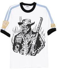 Warren Lotas - Graphic-Print Ringer T-Shirt - Lyst