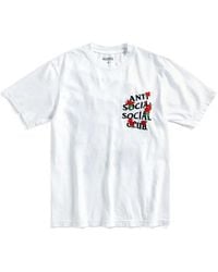 ANTI SOCIAL SOCIAL CLUB - Embroidered Rose Kkotch T-Shirt - Lyst