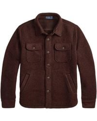 Polo Ralph Lauren - Felted Shirt Jacket - Lyst