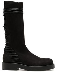 Ann Demeulemeester - Mick Lace-up Leather Boots - Lyst