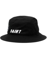 SAINT Mxxxxxx - Logo-patch Cotton Bucket Hat - Lyst