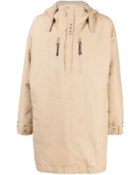 White Mountaineering - Half Zip-Up Padded Coat - Lyst