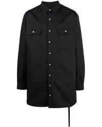 Rick Owens - Cotton Shirt Jacket - Lyst