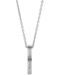Maison Margiela - Logo Ring Precious Metals Necklace - Lyst