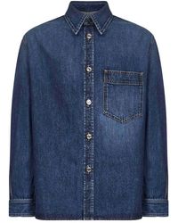 Givenchy - Overshirt Denim Shirt - Lyst