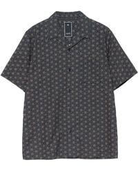 Maharishi - Geometric-Pattern Short-Sleeve Shirt - Lyst