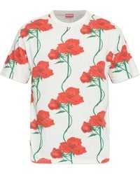 KENZO - Floral Print T-Shirt - Lyst