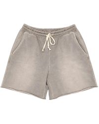 MOOJI MOOJI - Drawstring Raw-Cut Shorts - Lyst