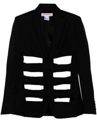 Walter Van Beirendonck - Cut-out Wool Blazer - Lyst