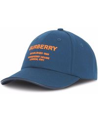 Burberry Horseferry-motif Baseball Cap - Blue