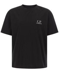 C.P. Company - Logo Cotton T-Shirt - Lyst